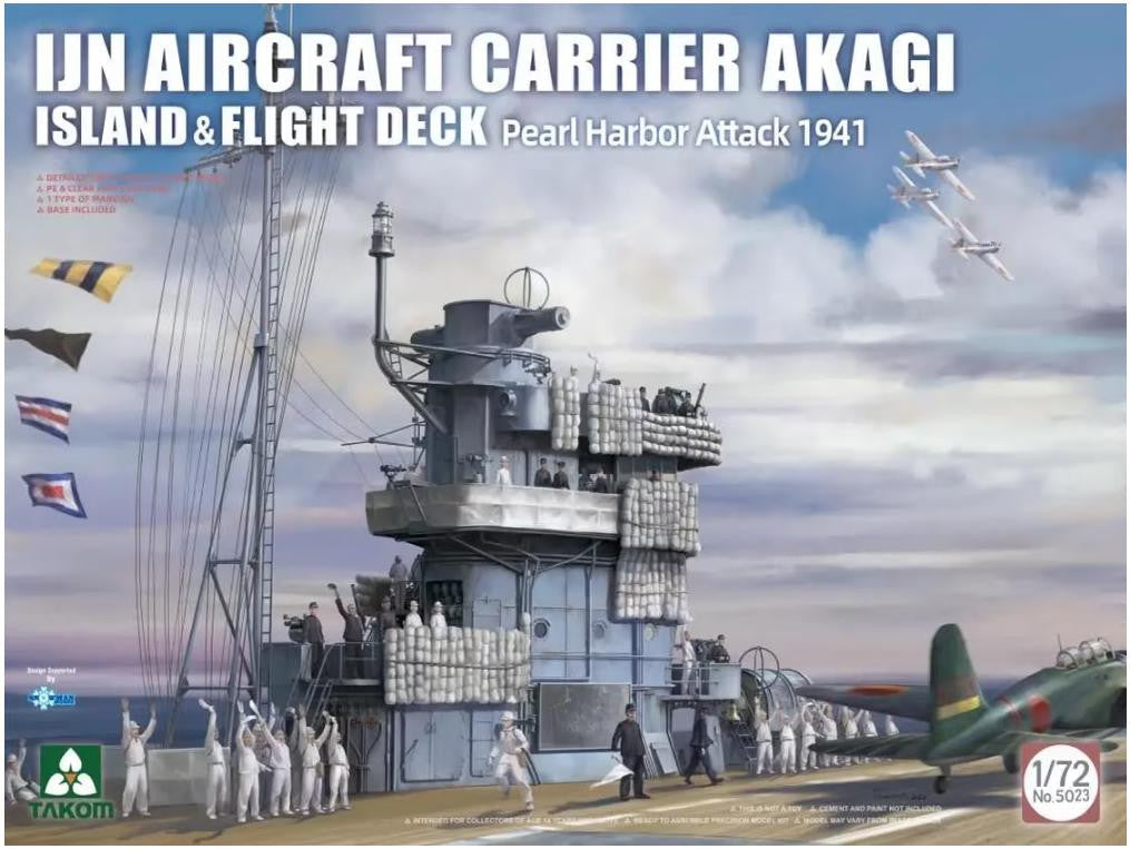 Takom 1/72 IJN Akagi Island & Fight Deck Pearl Harbor 5023